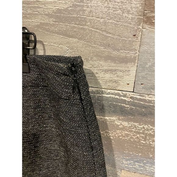 Nine West black suit 14 polyester lined skirt suit EUC w/front cargo style pocke - Picture 7 of 8